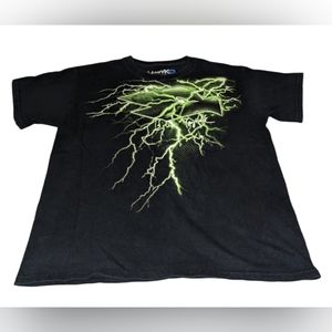 10/$10 Tony Hawk, Glow in the Dark Screen Tee, Lightning, Boys, Medium
